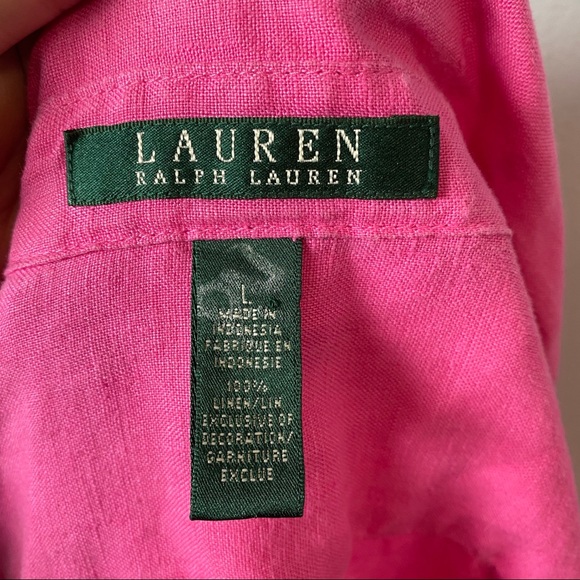 Ralph Lauren Pink Blouse - Picture 8 of 9